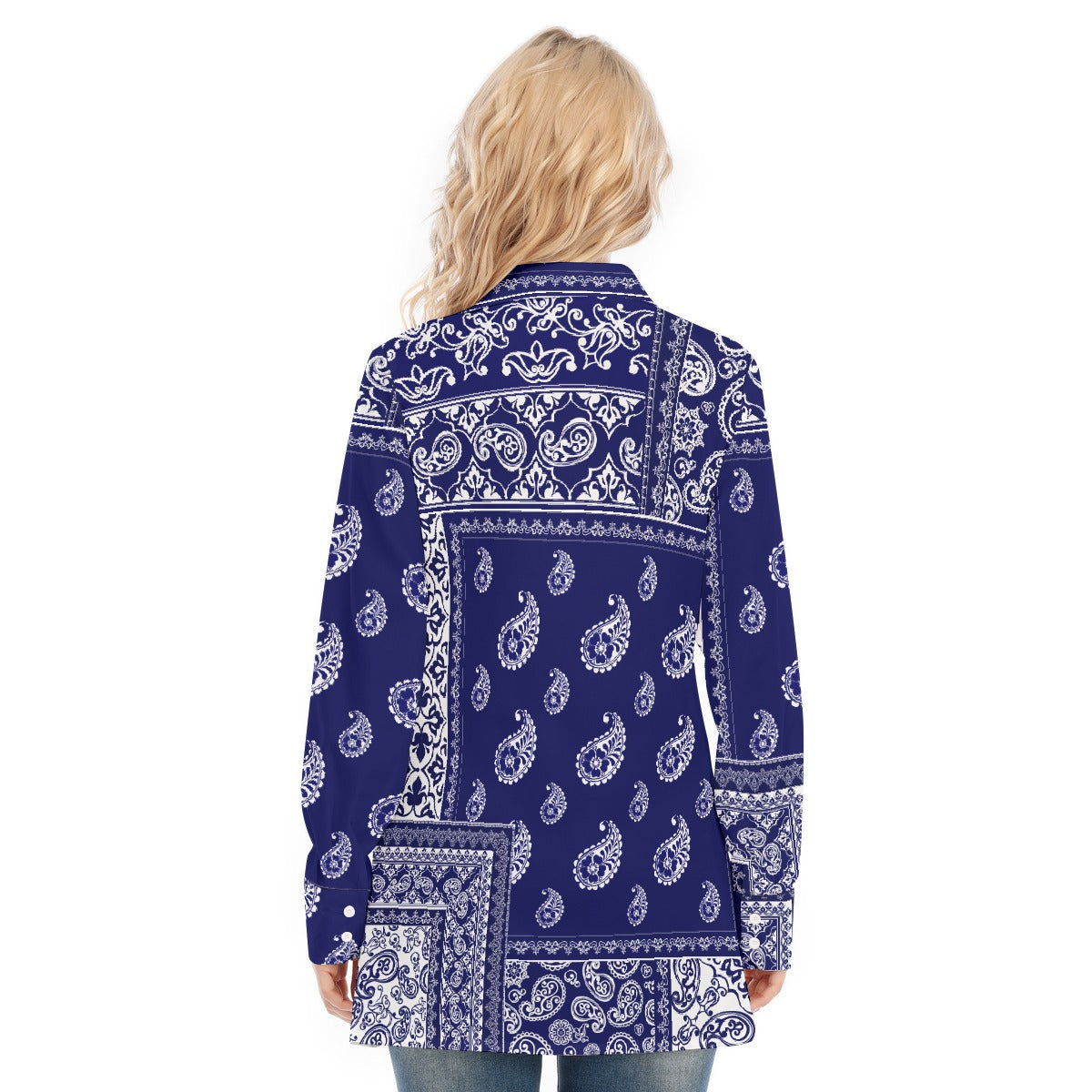 All-Over Print Women's Long Shirt