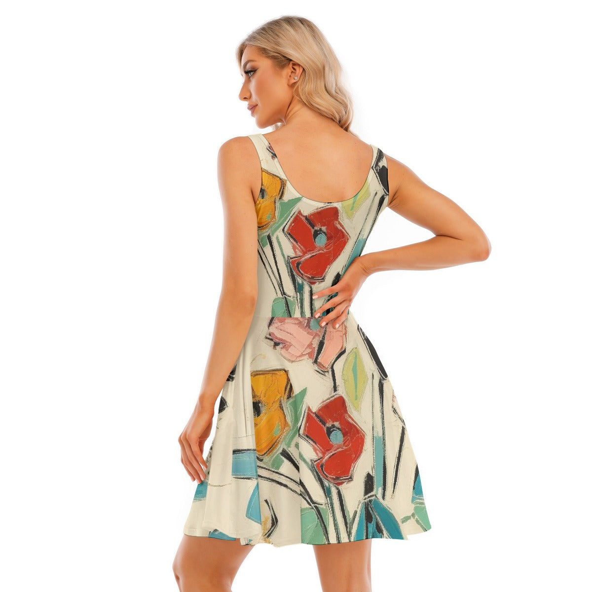 All-Over Print Women's Tank Vest Dress