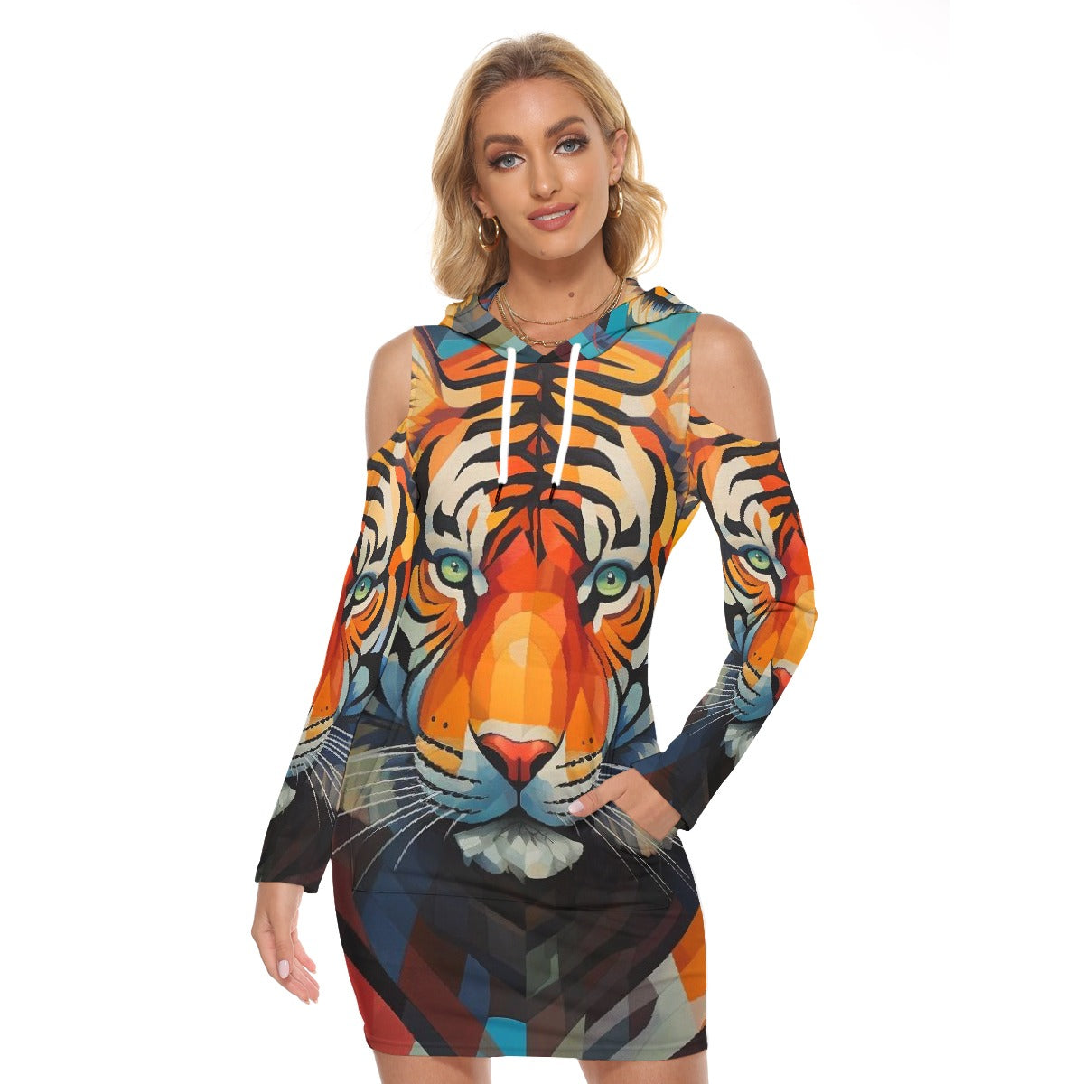 All-Over Print Women's Tight Dress