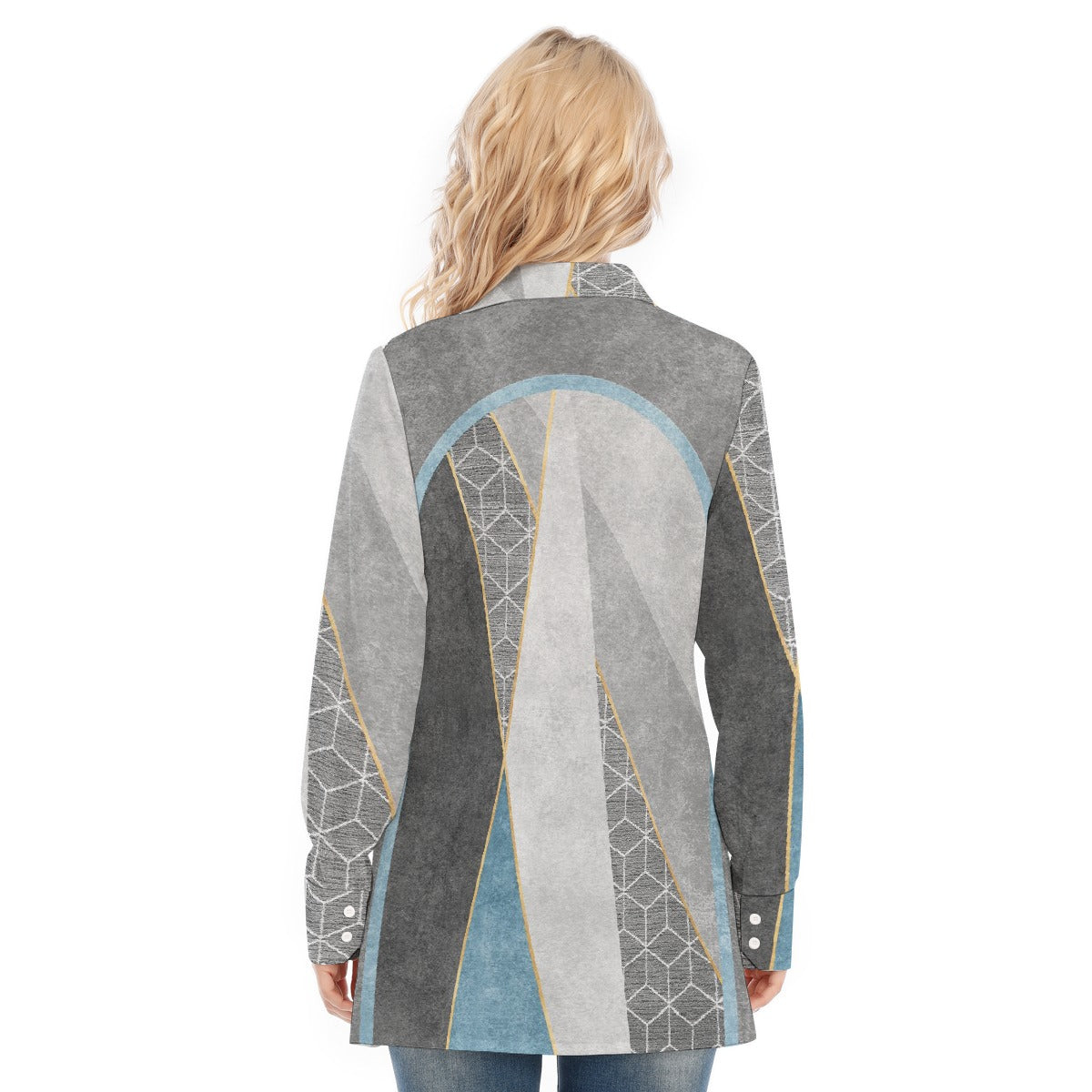 All-Over Print Women's Long Shirt