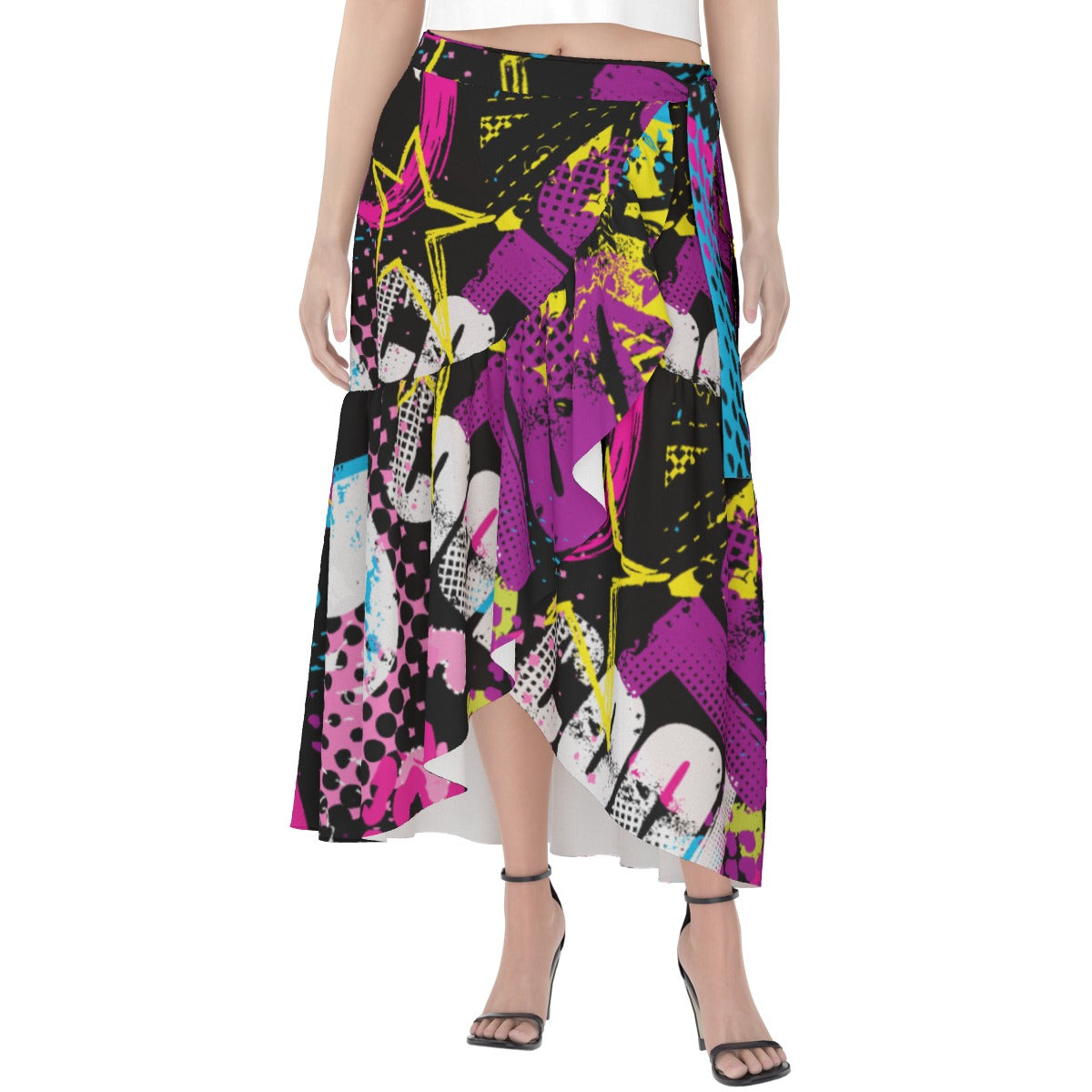 All-Over Print Women's Wrap Skirt