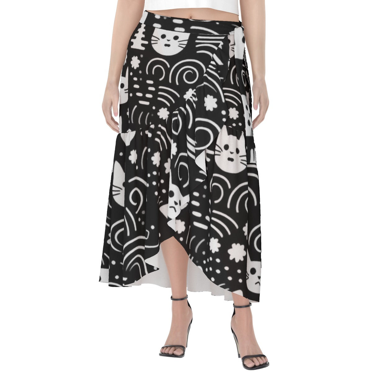 All-Over Print Women's Wrap Skirt