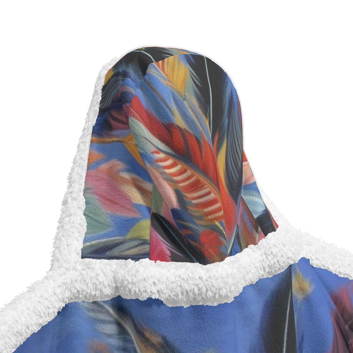 All-Over Print Unisex Wearable Hooded Blanket