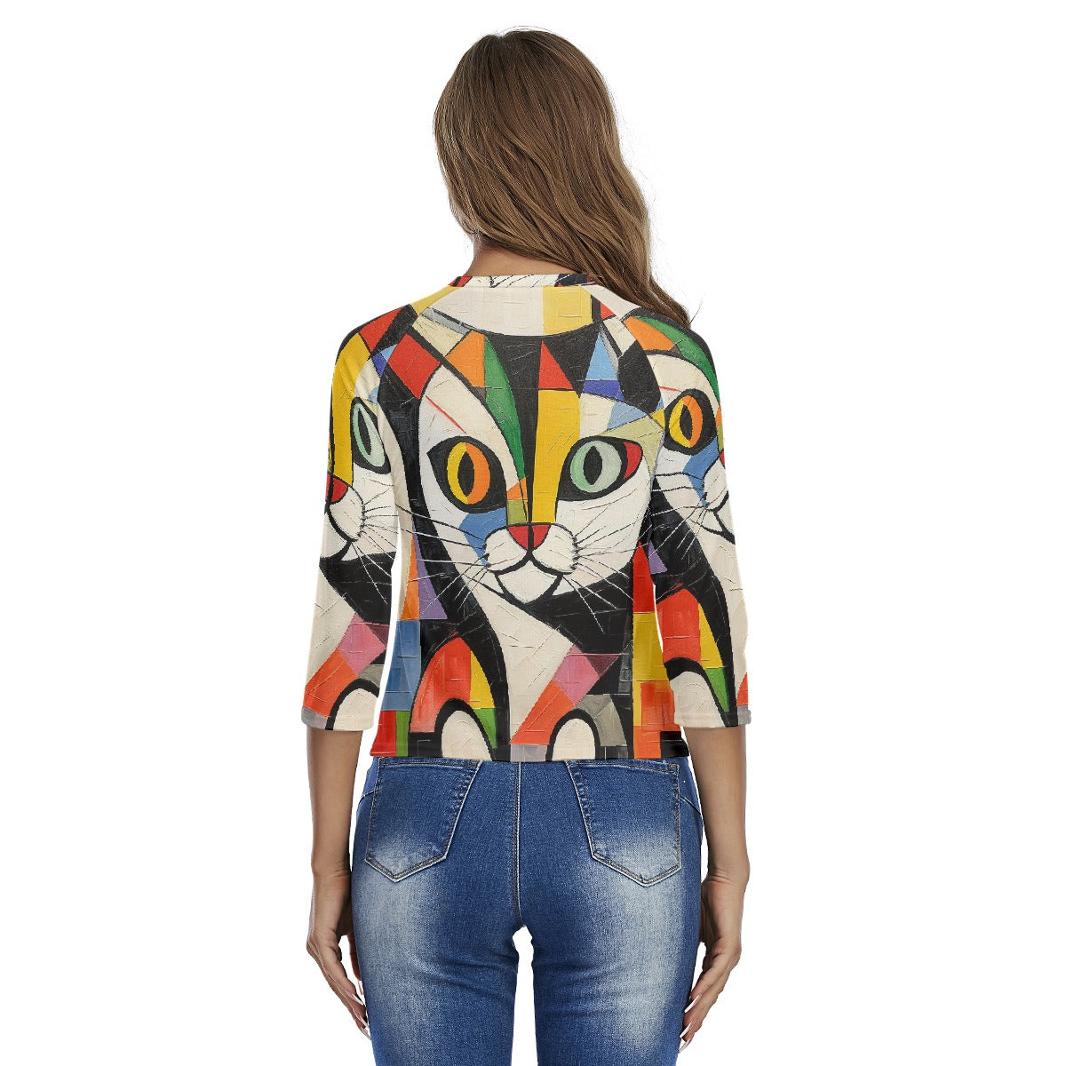 All-Over Print Women's Raglan Sleeves T-shirts