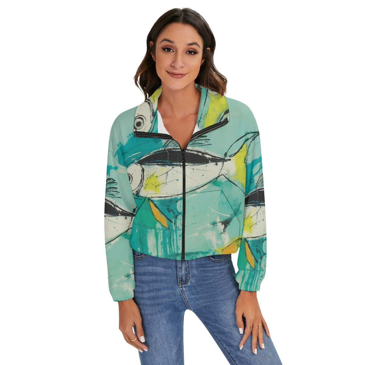 All-Over Print Women's Zip Jacket