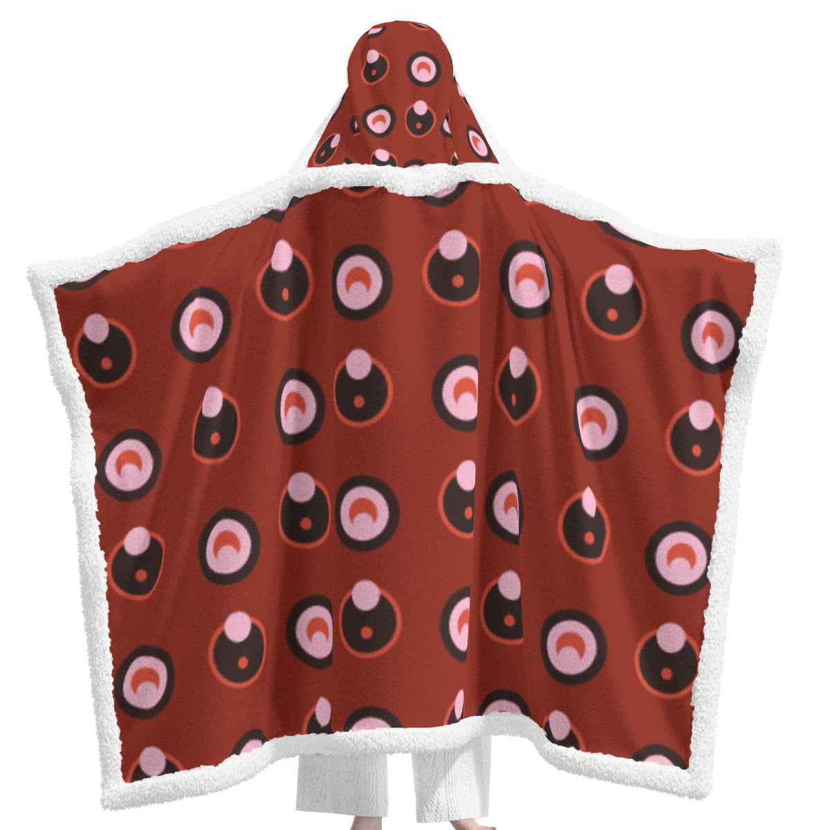 All-Over Print Unisex Wearable Hooded Blanket