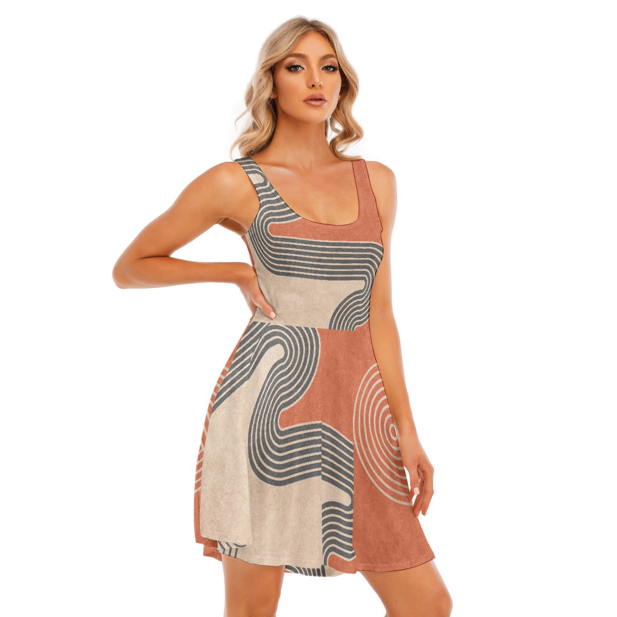 All-Over Print Women's Tank Vest Dress