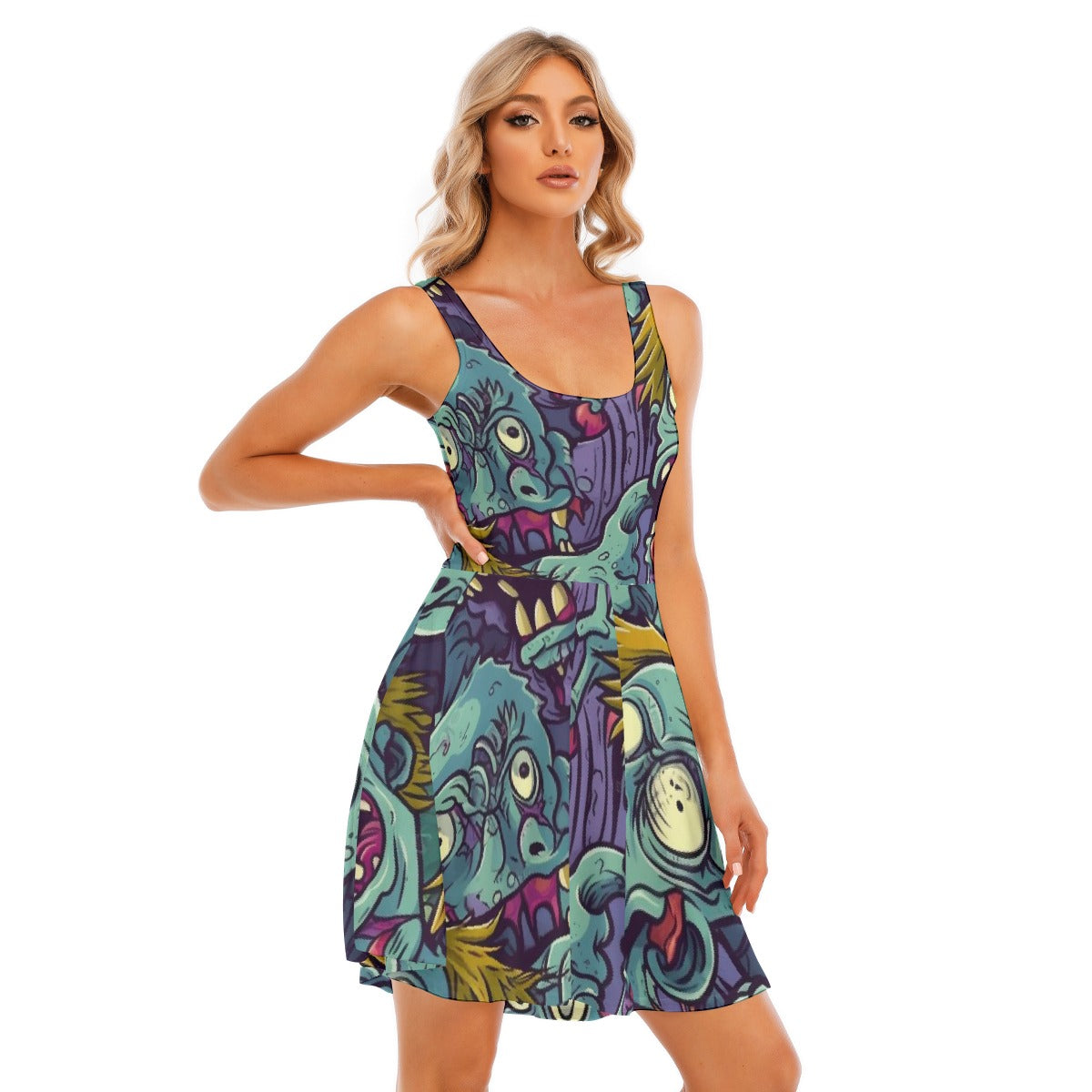 All-Over Print Women's Tank Vest Dress