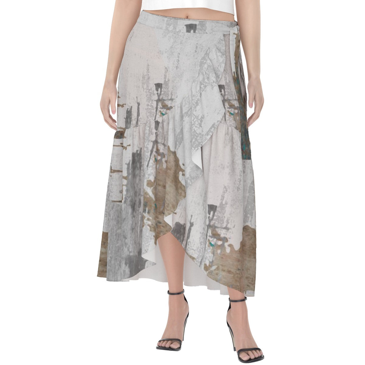 All-Over Print Women's Wrap Skirt