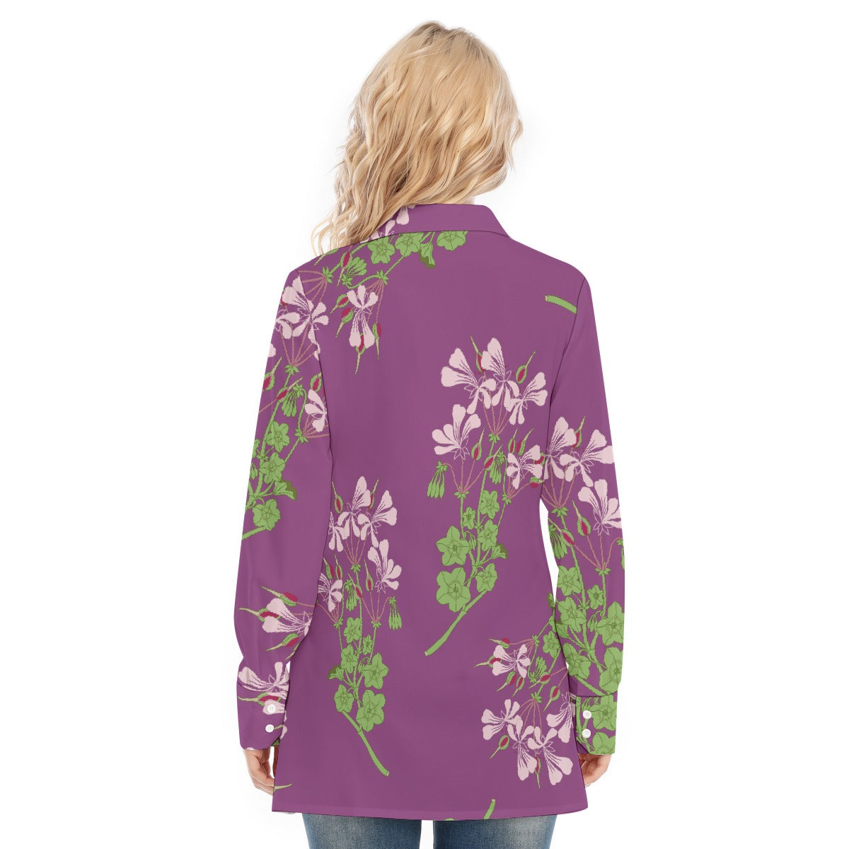 All-Over Print Women's Long Shirt