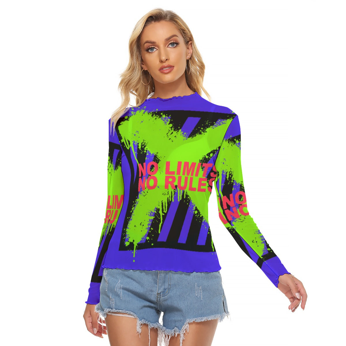 All-Over Print Women's Mesh T-shirt