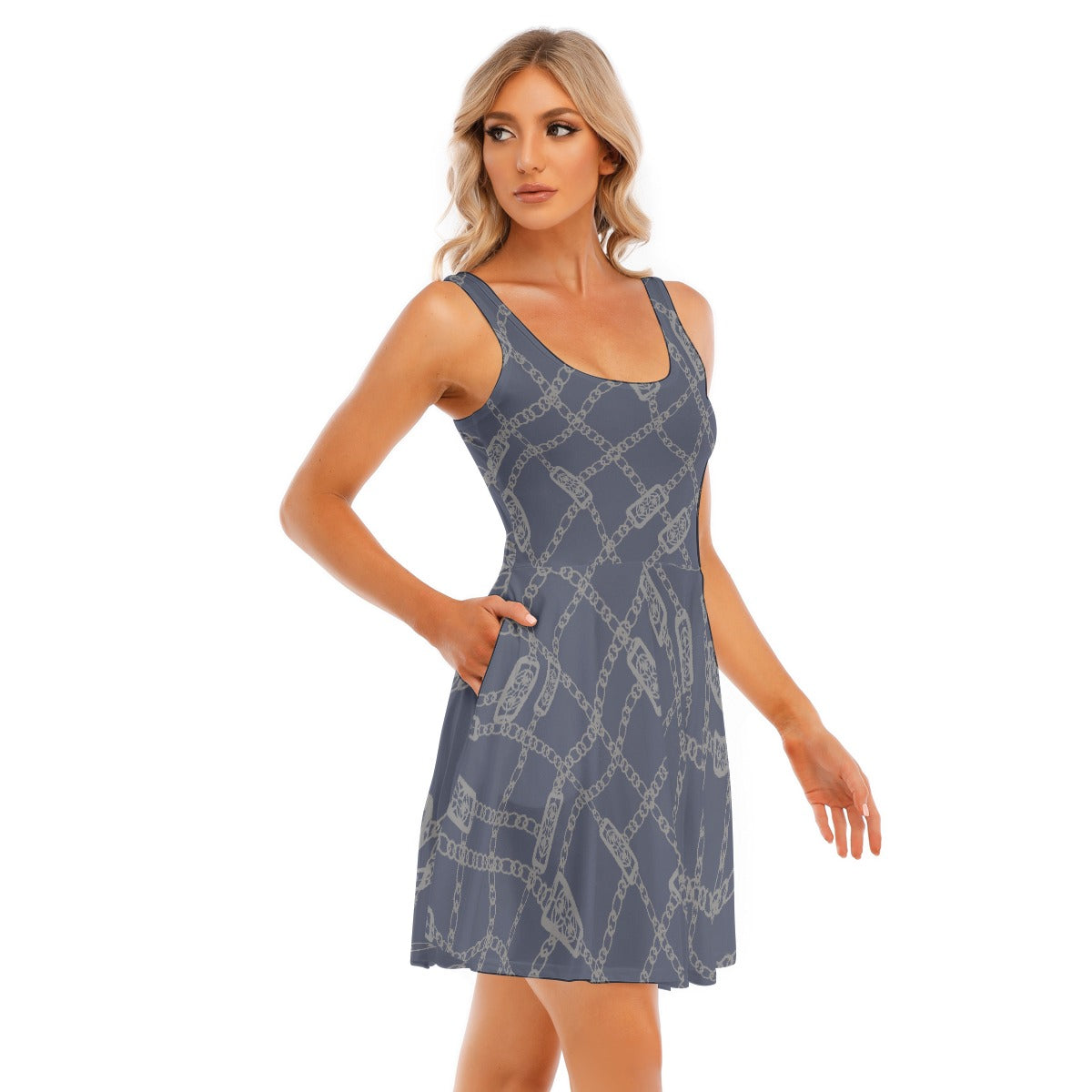 All-Over Print Women's Tank Vest Dress