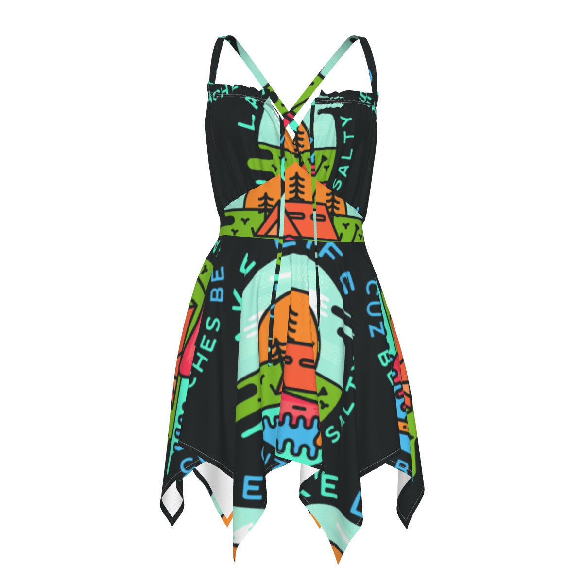 All-Over Print Women's Slip Dress