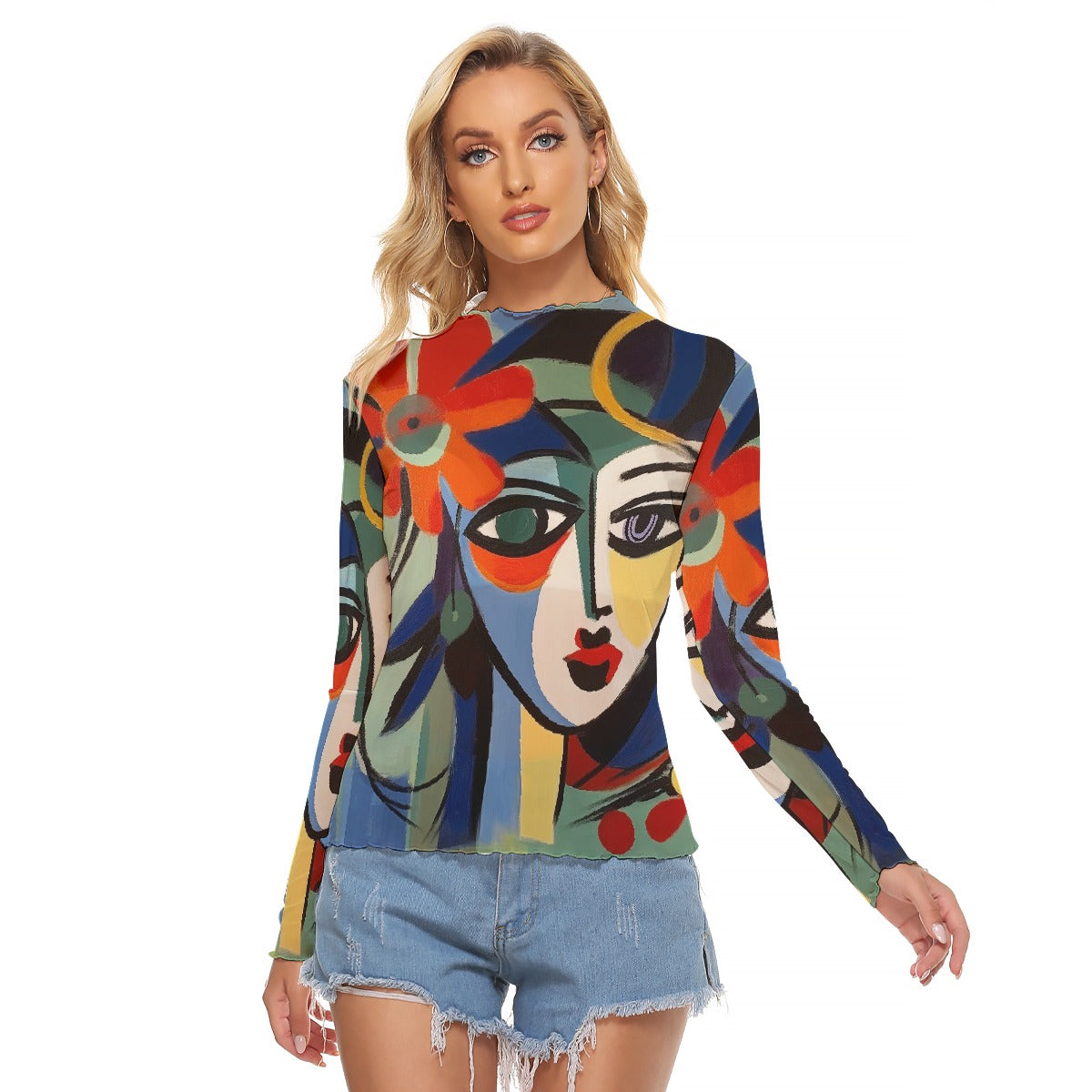 All-Over Print Women's Mesh T-shirt