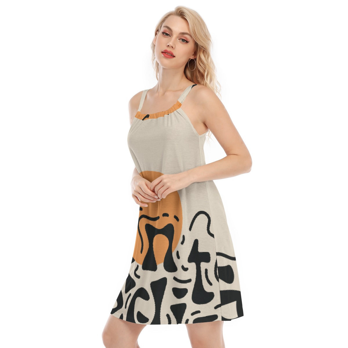 All-Over Print Women's Sleeveless Cami Dress