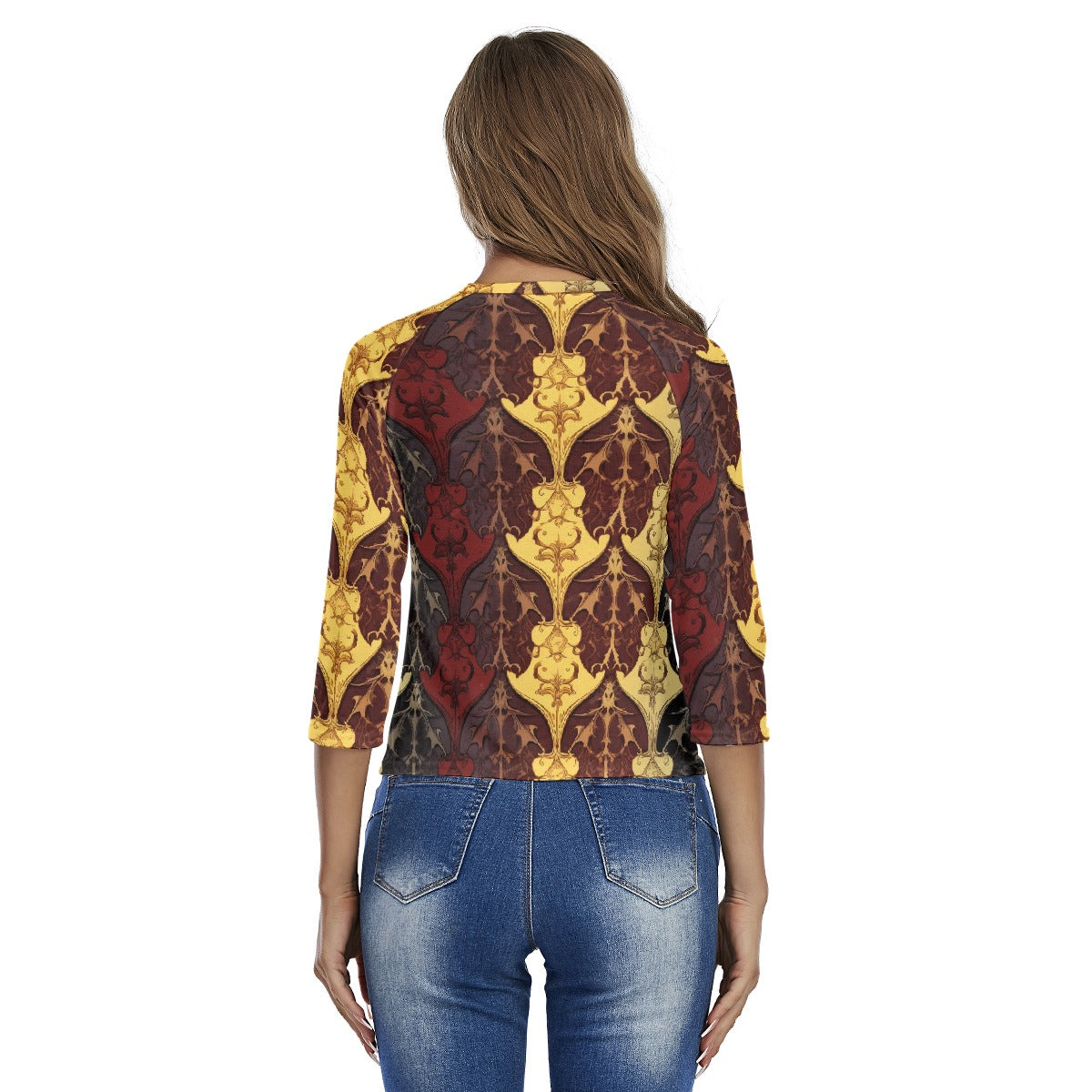 All-Over Print Women's Raglan Sleeves T-shirts