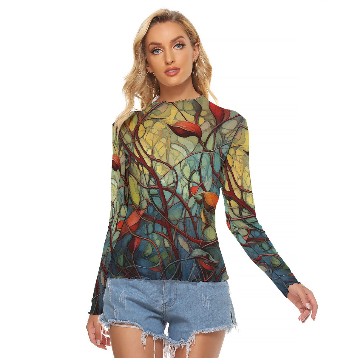 All-Over Print Women's Mesh T-shirt