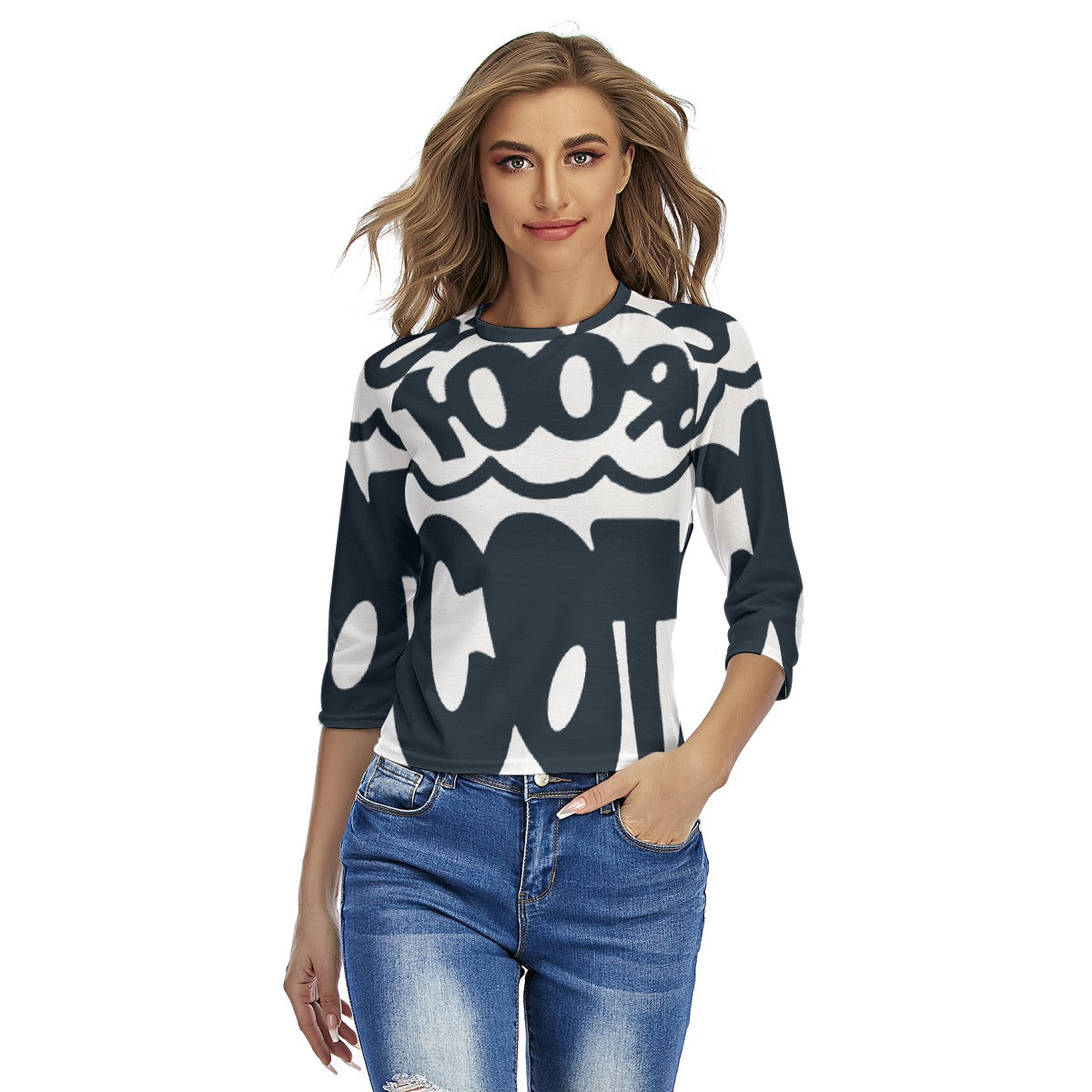 All-Over Print Women's Raglan Sleeves T-shirts