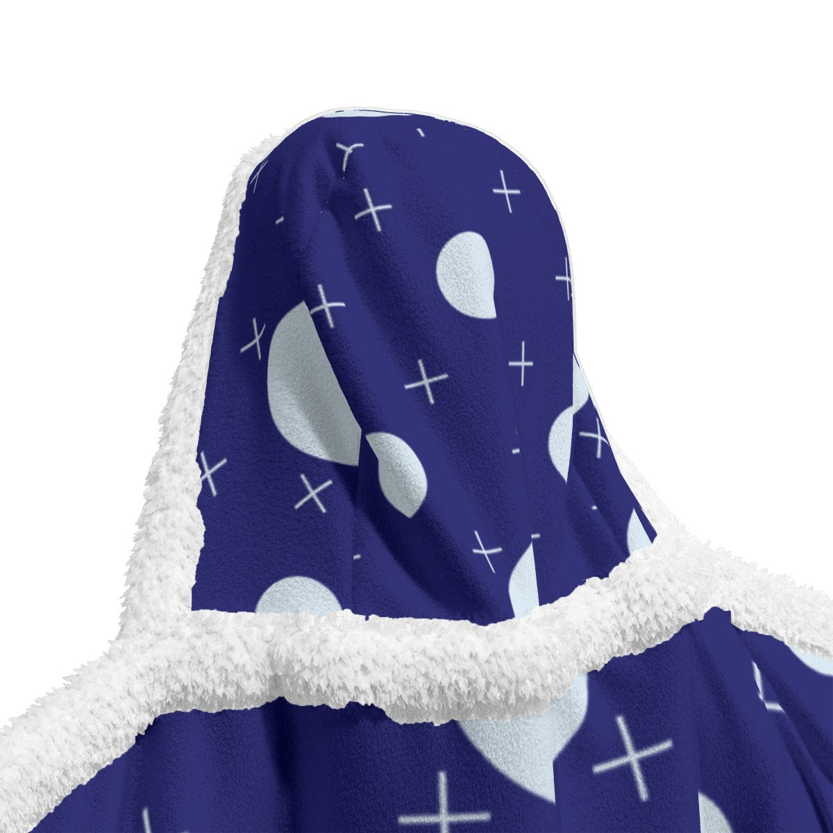 All-Over Print Unisex Wearable Hooded Blanket