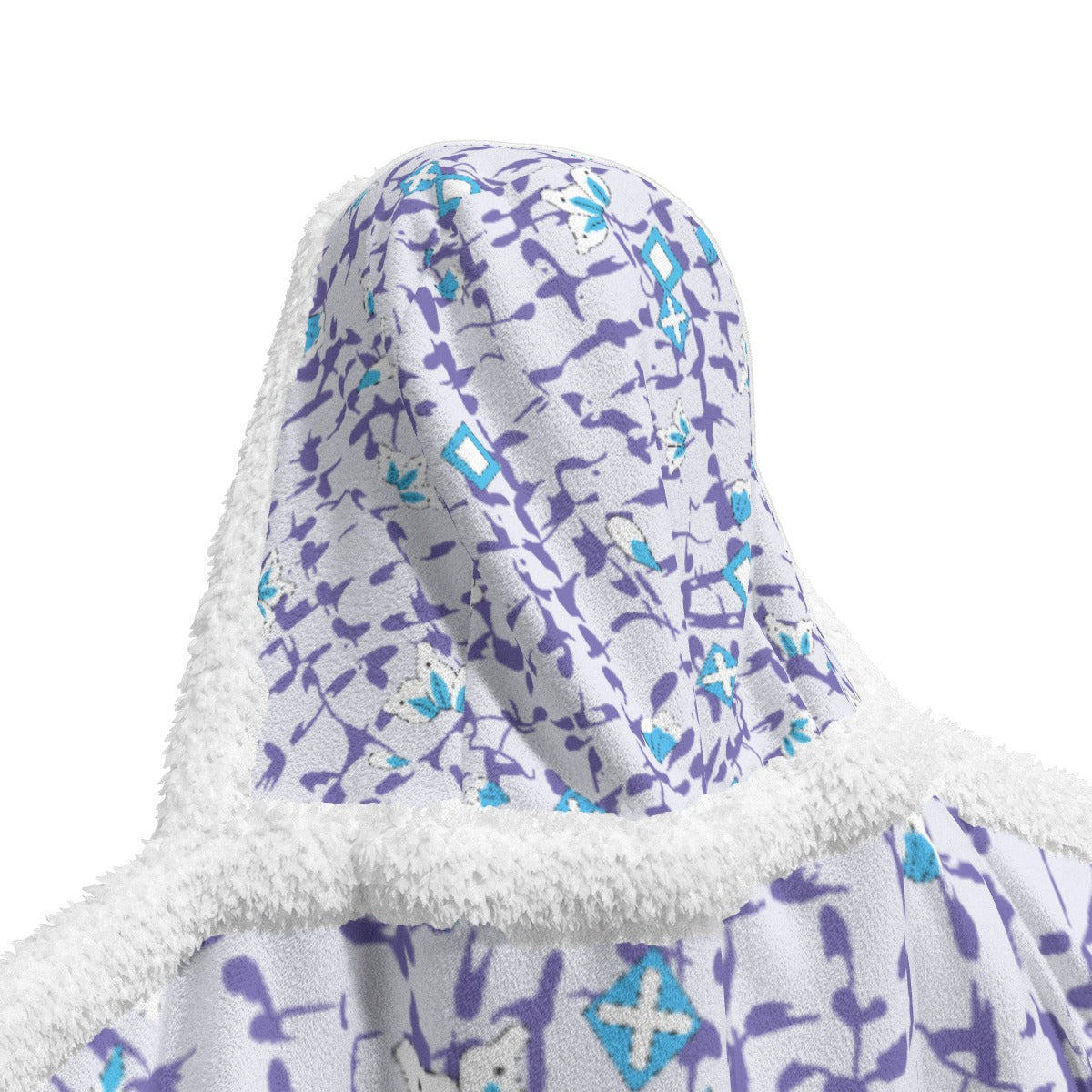 All-Over Print Unisex Wearable Hooded Blanket