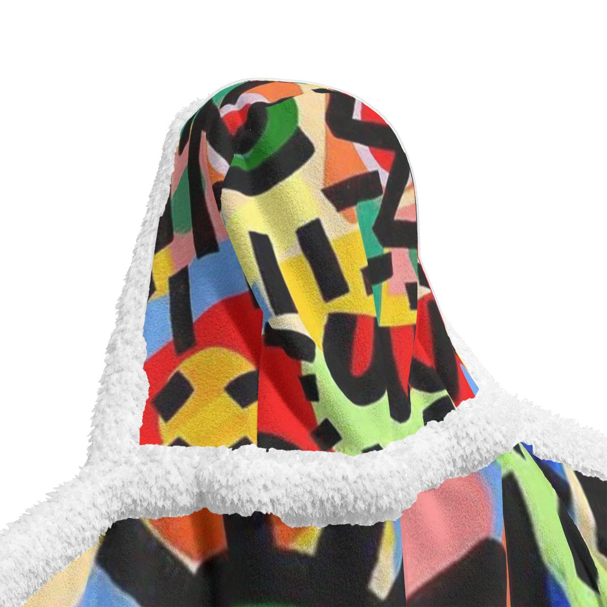 All-Over Print Unisex Wearable Hooded Blanket