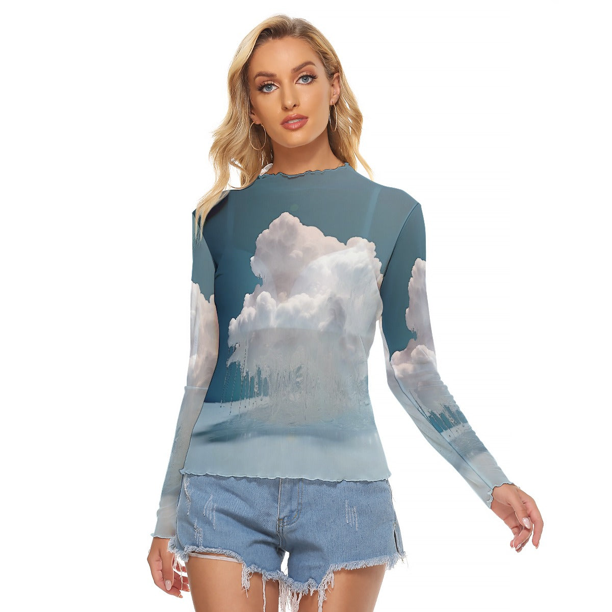 All-Over Print Women's Mesh T-shirt