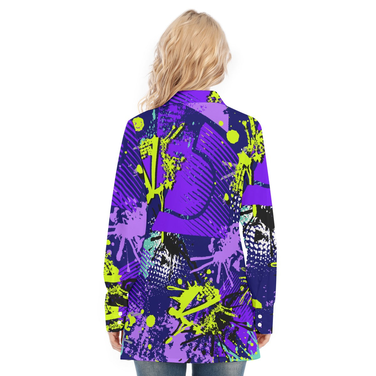 All-Over Print Women's Long Shirt