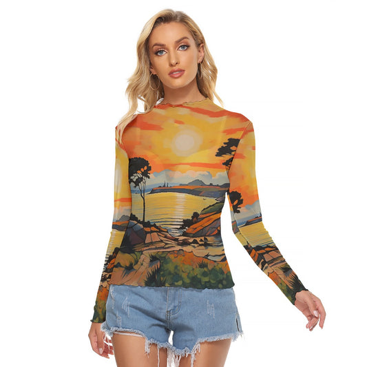 All-Over Print Women's Mesh T-shirt