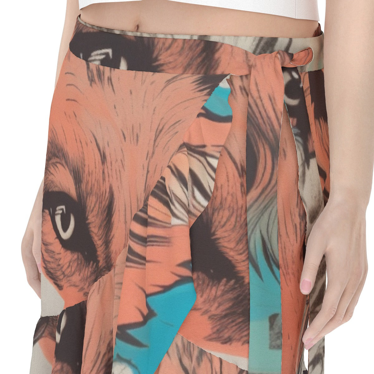 All-Over Print Women's Wrap Skirt