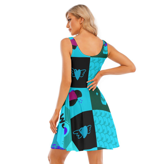 All-Over Print Women's Tank Vest Dress