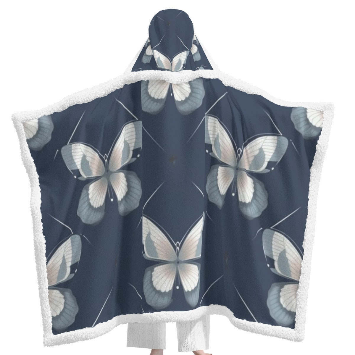 All-Over Print Unisex Wearable Hooded Blanket