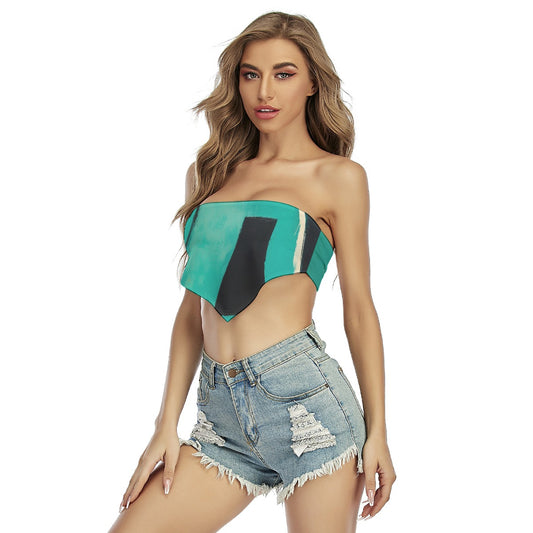 All-Over Print Women's Triangle Tube Top