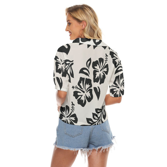 All-Over Print Women's V-neck Shirts