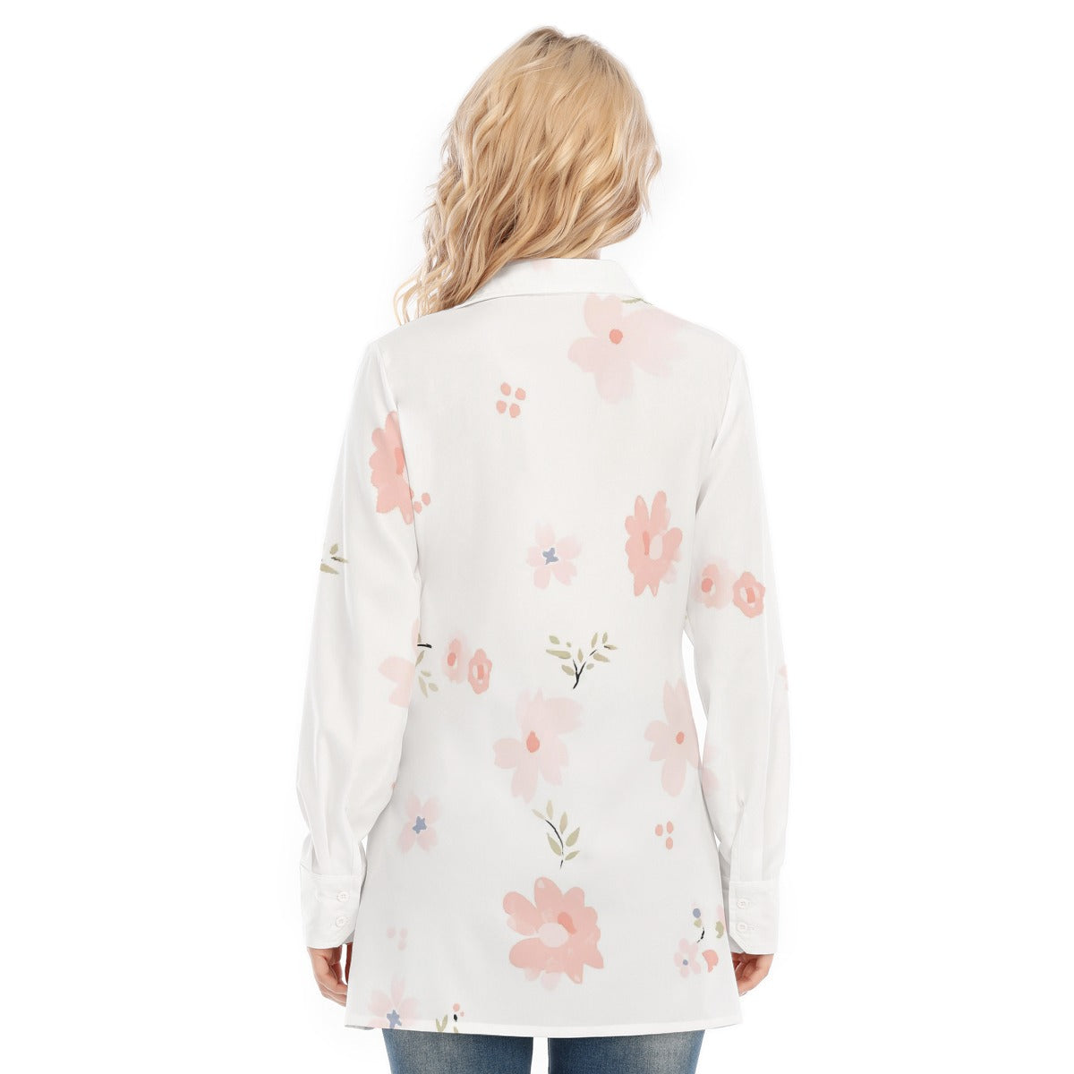 All-Over Print Women's Long Shirt