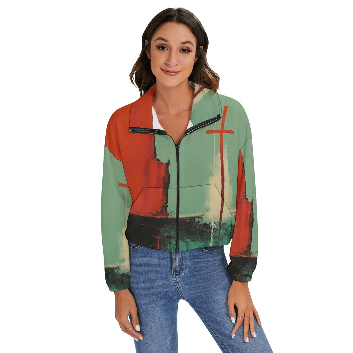 All-Over Print Women's Zip Jacket