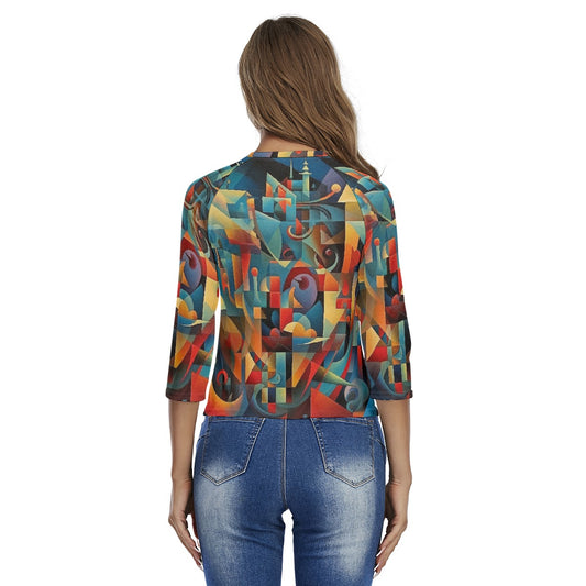 All-Over Print Women's Raglan Sleeves T-shirts