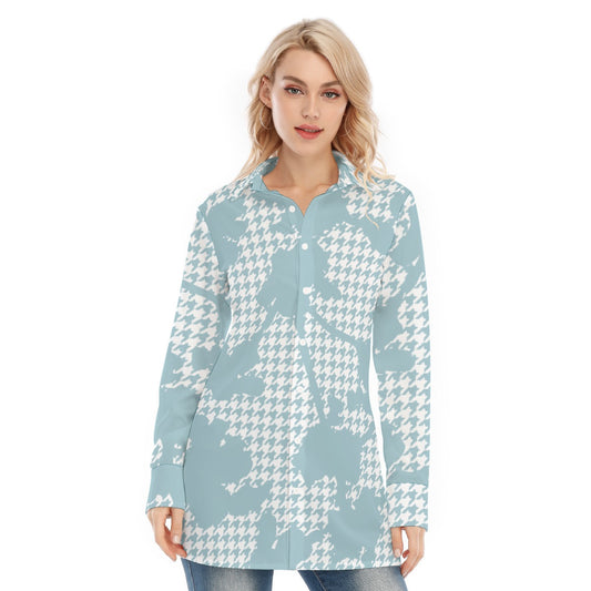 All-Over Print Women's Long Shirt