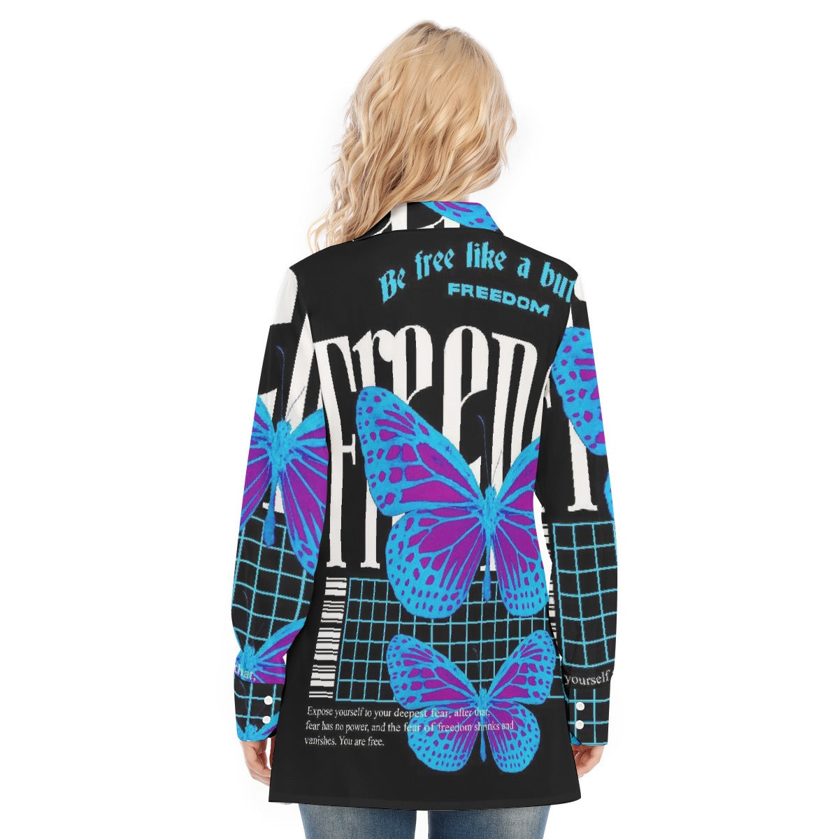 All-Over Print Women's Long Shirt