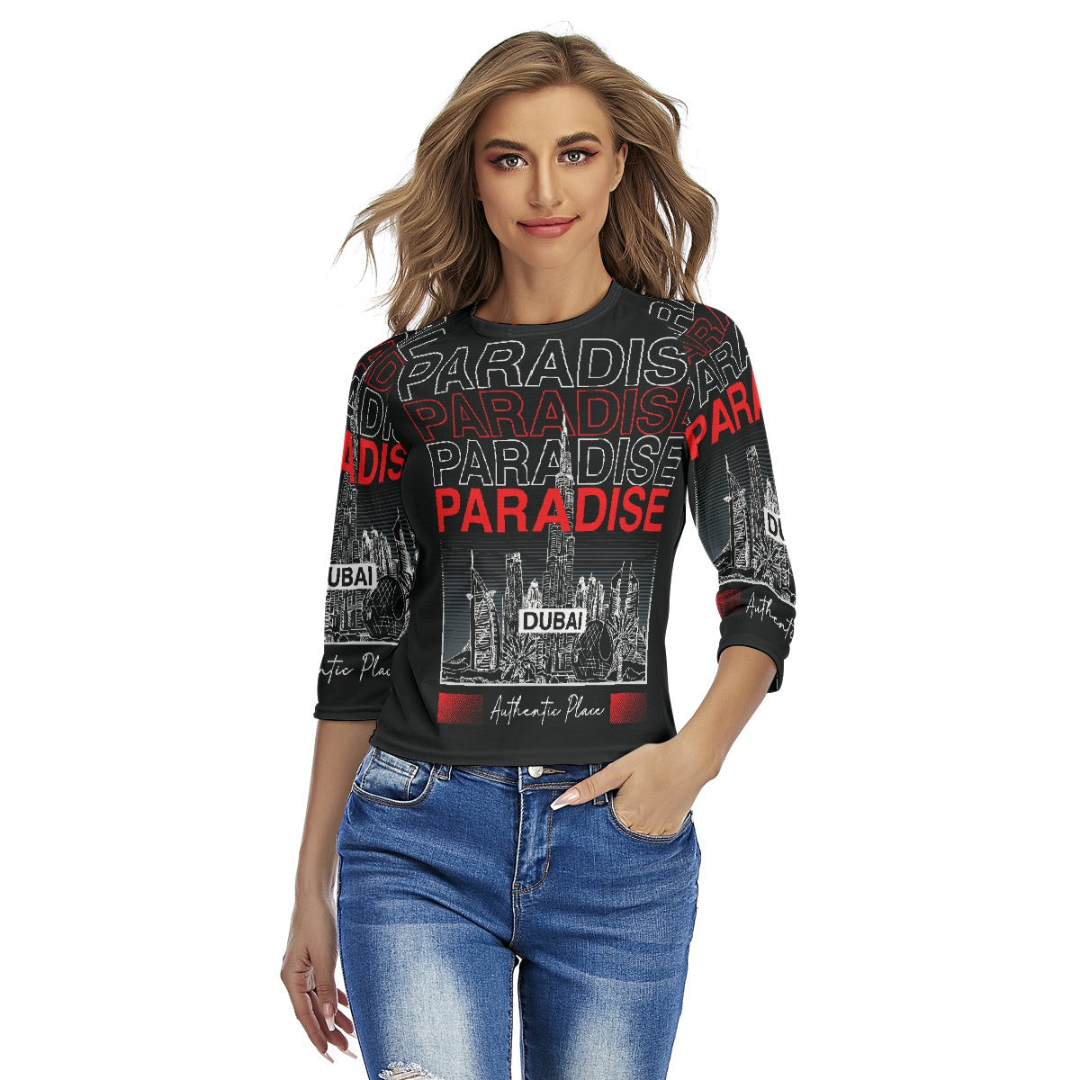 All-Over Print Women's Raglan Sleeves T-shirts