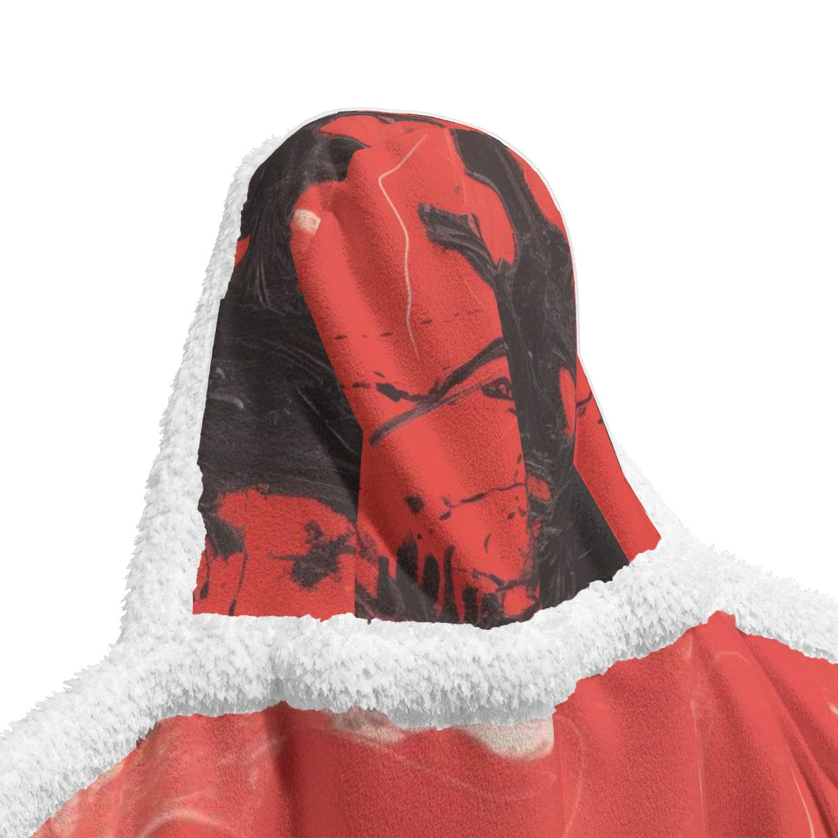 All-Over Print Unisex Wearable Hooded Blanket