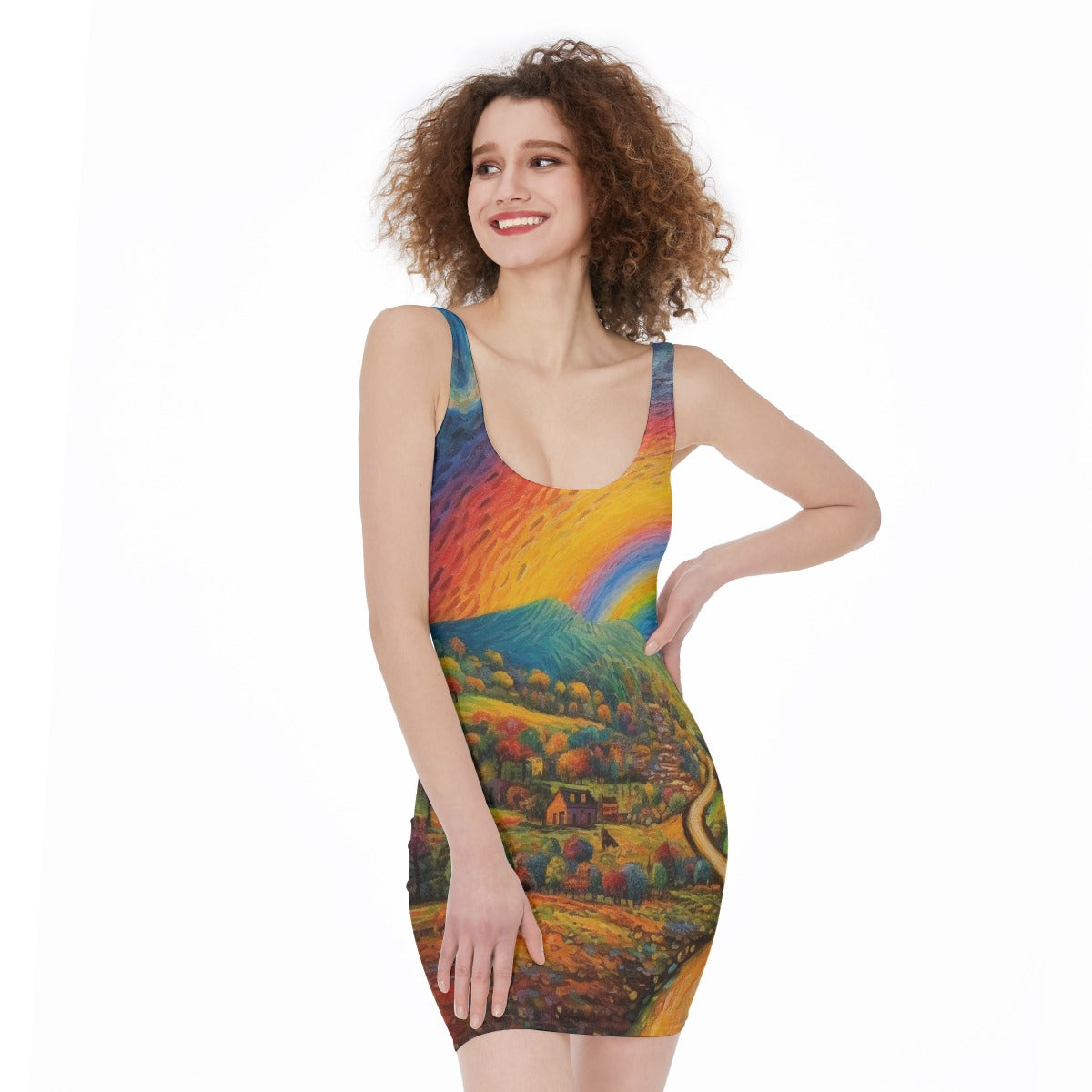 All-Over Print Women's Bodycon Dress