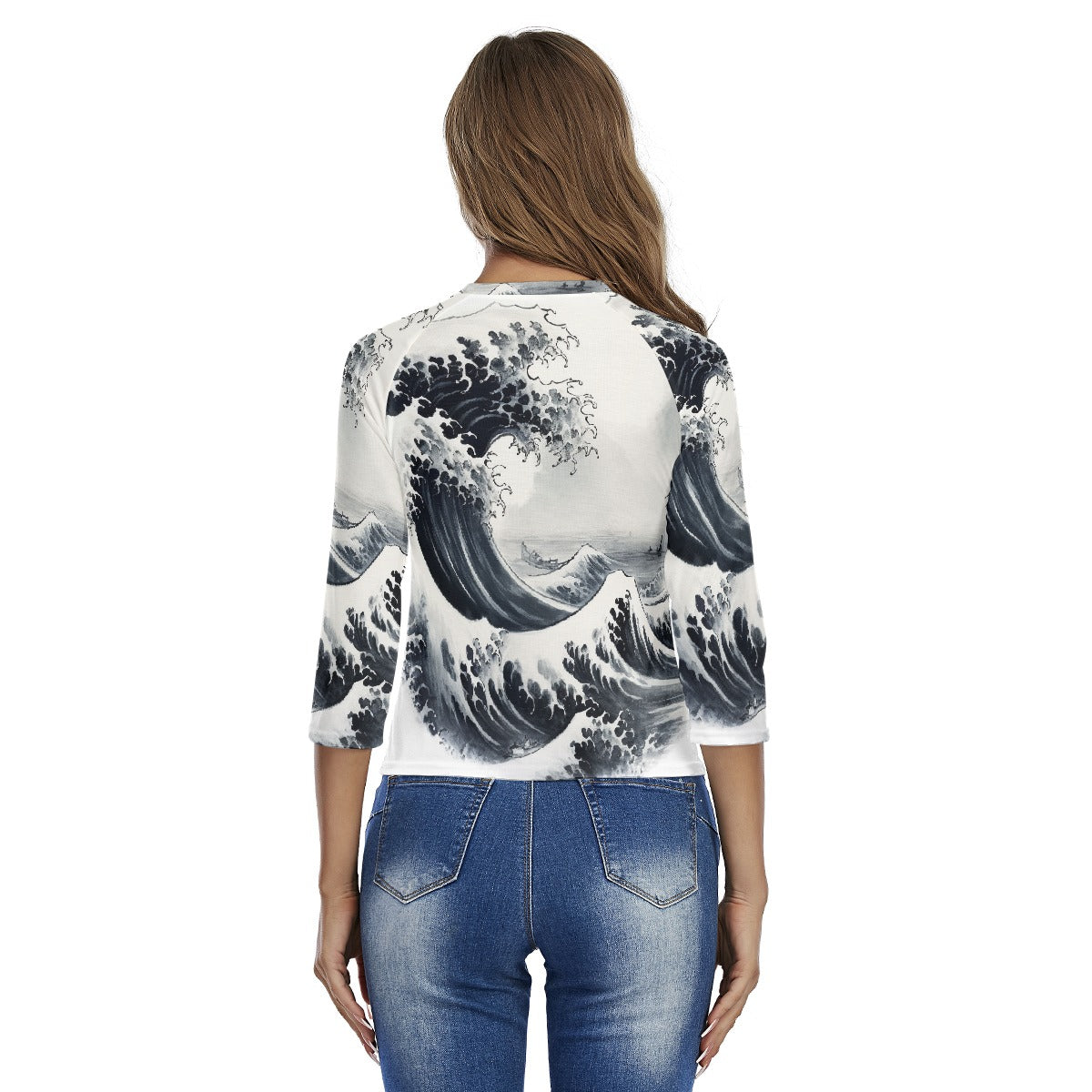 All-Over Print Women's Raglan Sleeves T-shirts