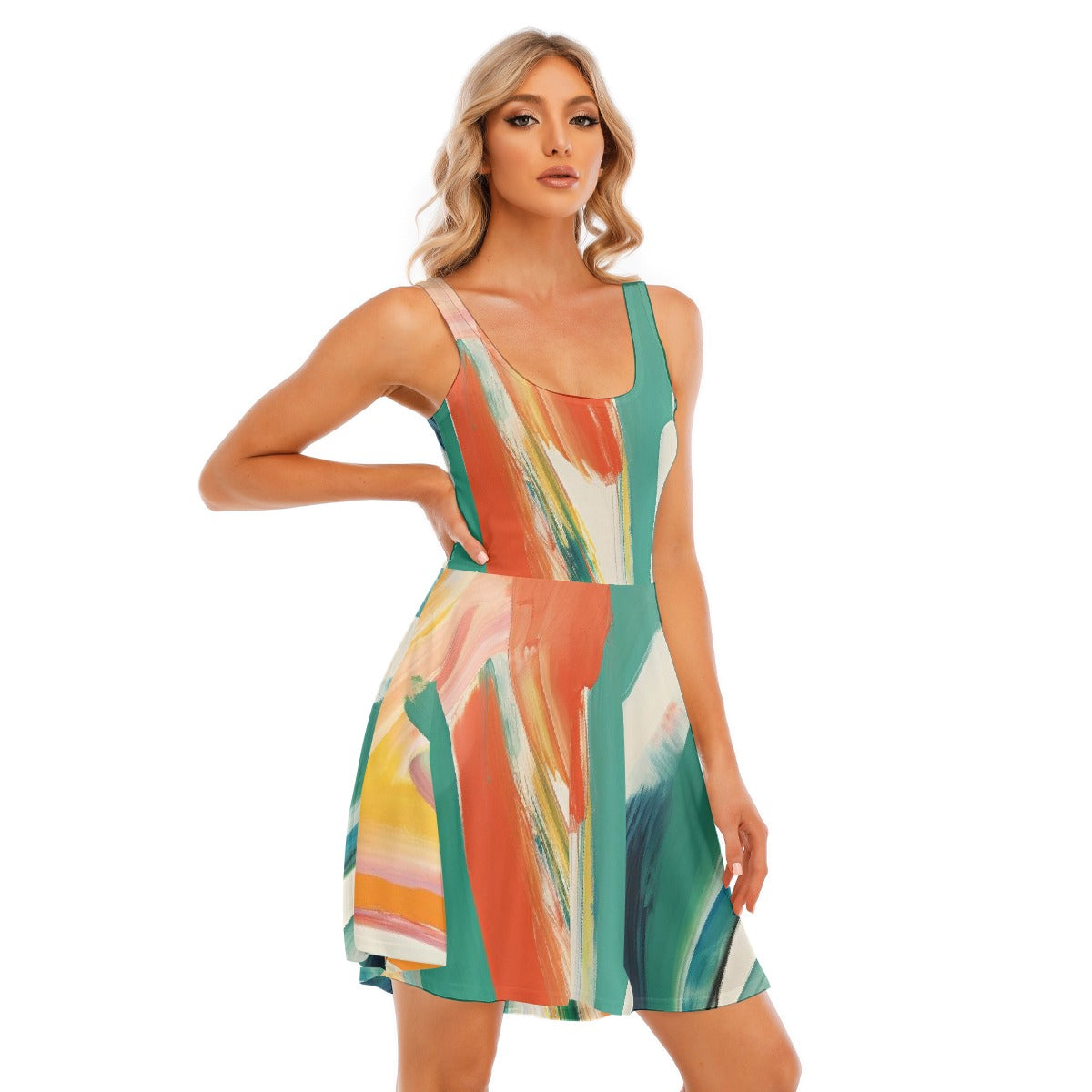 All-Over Print Women's Tank Vest Dress