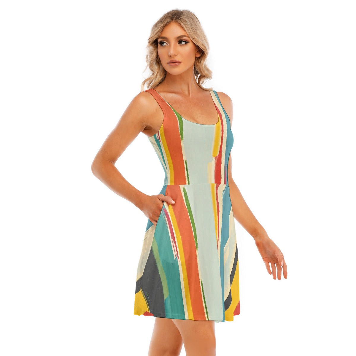 All-Over Print Women's Tank Vest Dress