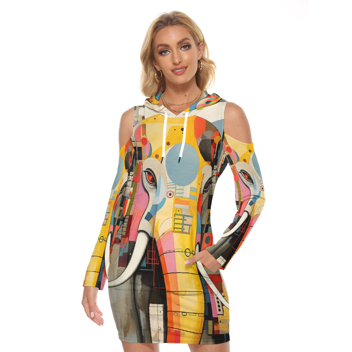 All-Over Print Women's Tight Dress