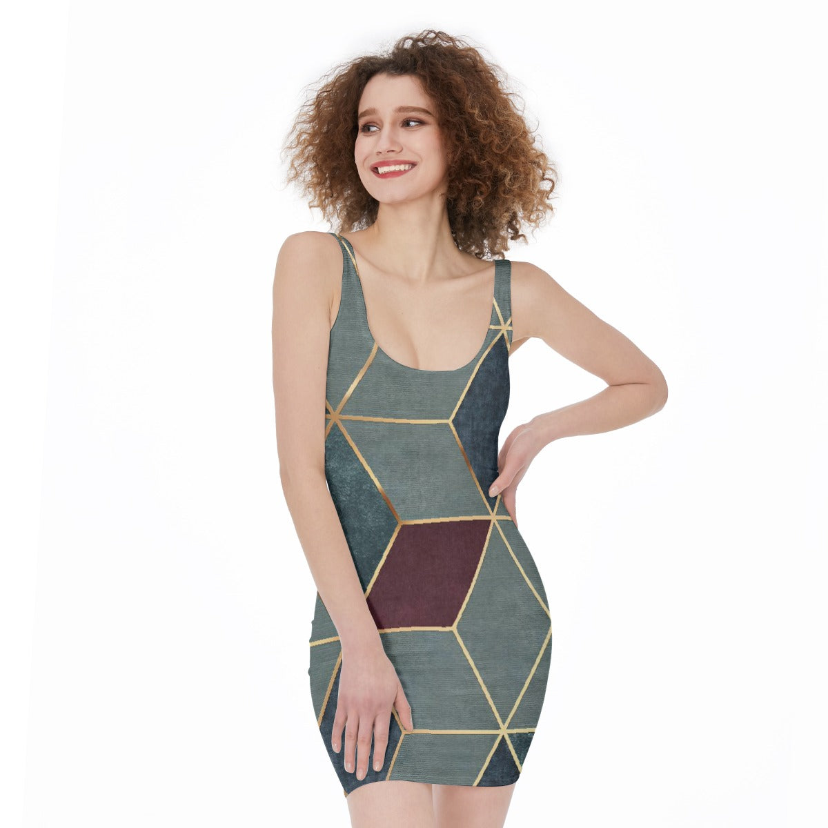 All-Over Print Women's Bodycon Dress