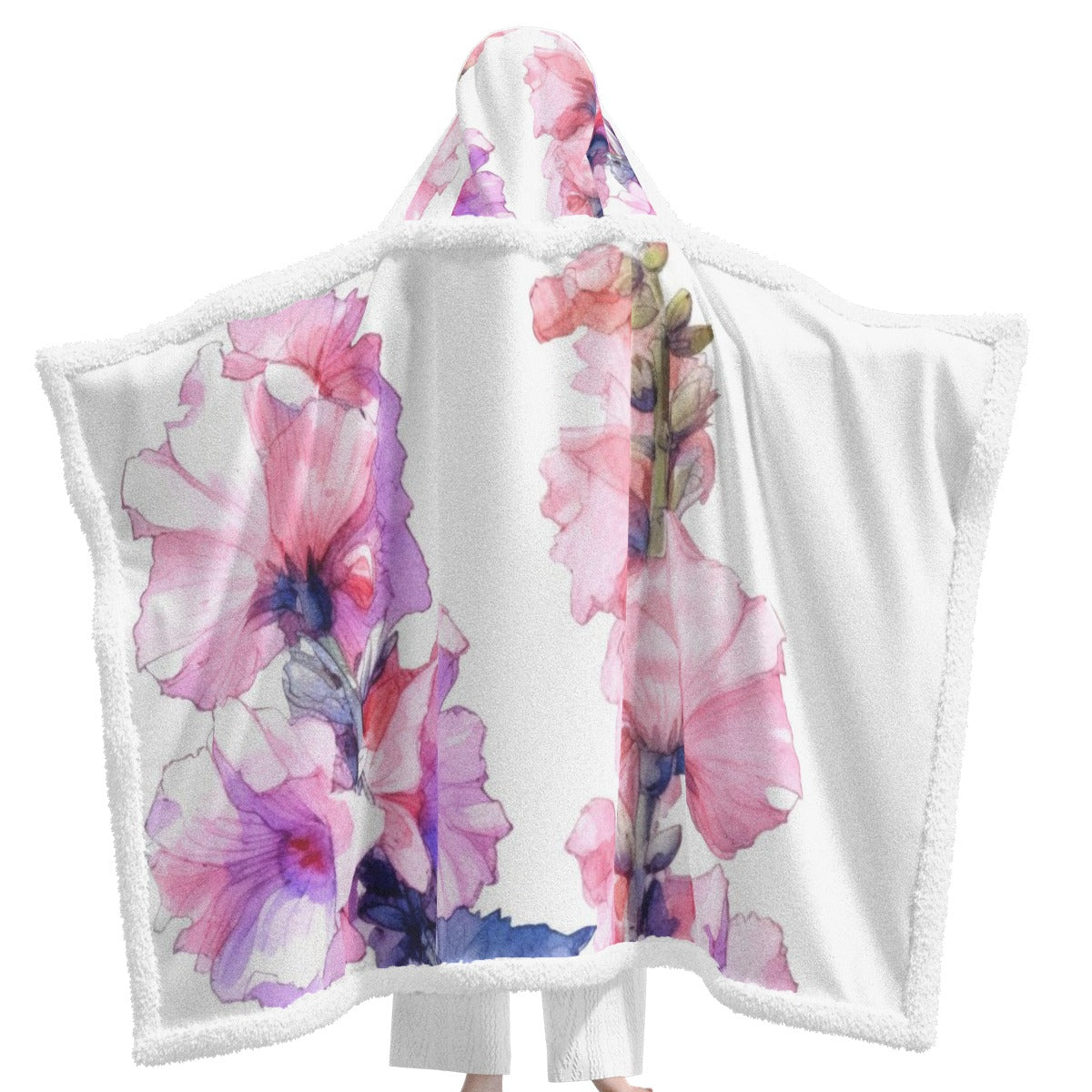 All-Over Print Unisex Wearable Hooded Blanket