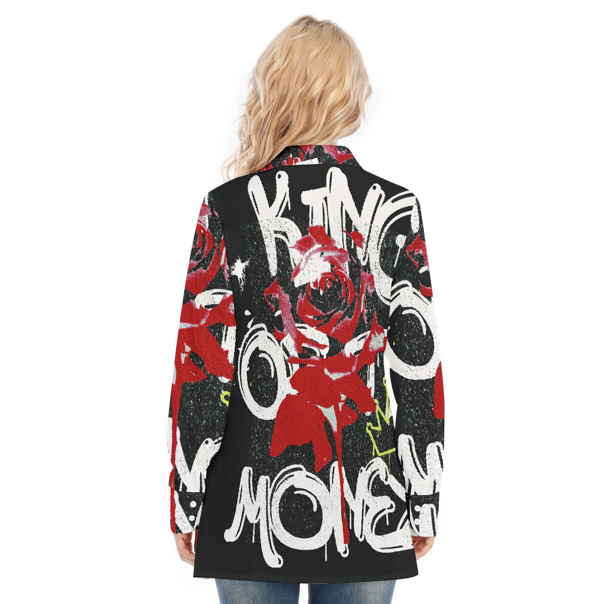 All-Over Print Women's Long Shirt