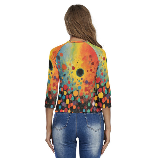 All-Over Print Women's Raglan Sleeves T-shirts