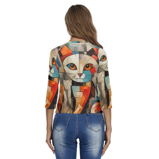 All-Over Print Women's Raglan Sleeves T-shirts